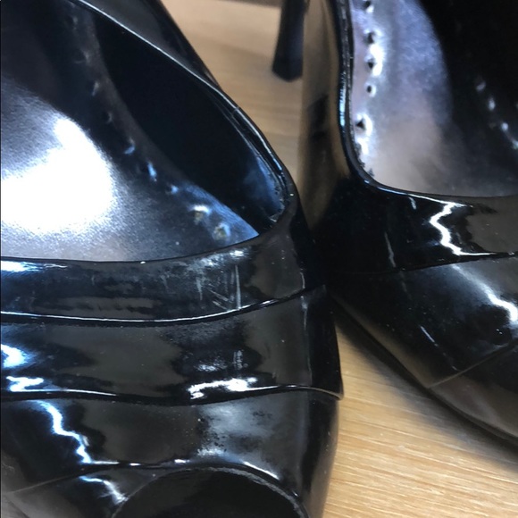 BCBG Paris Peep Toe Open Heels sz 7 - Picture 6 of 8